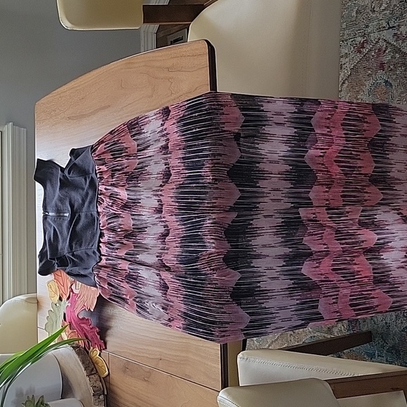 Xhikiration, S, Black and Patterned dress - Picture 3 of 4